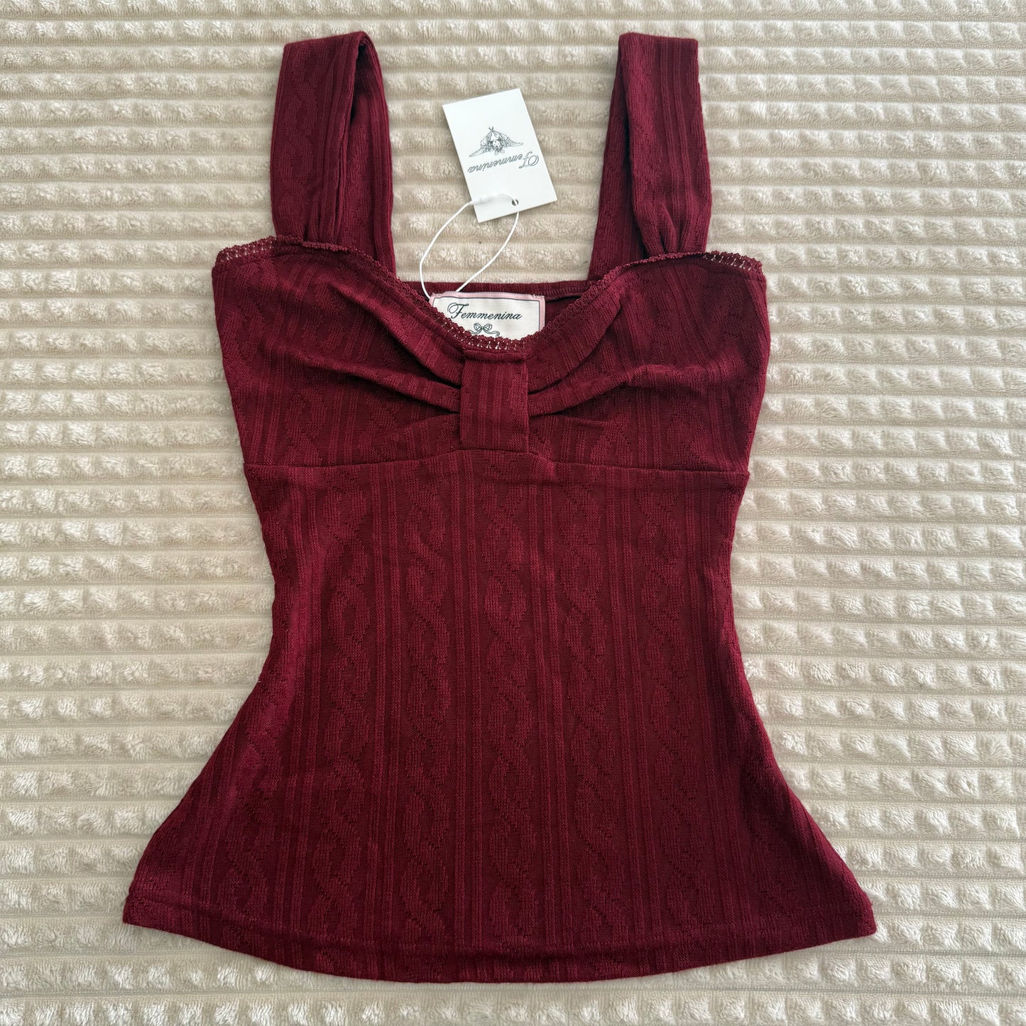 Cherry Amour Bow Top