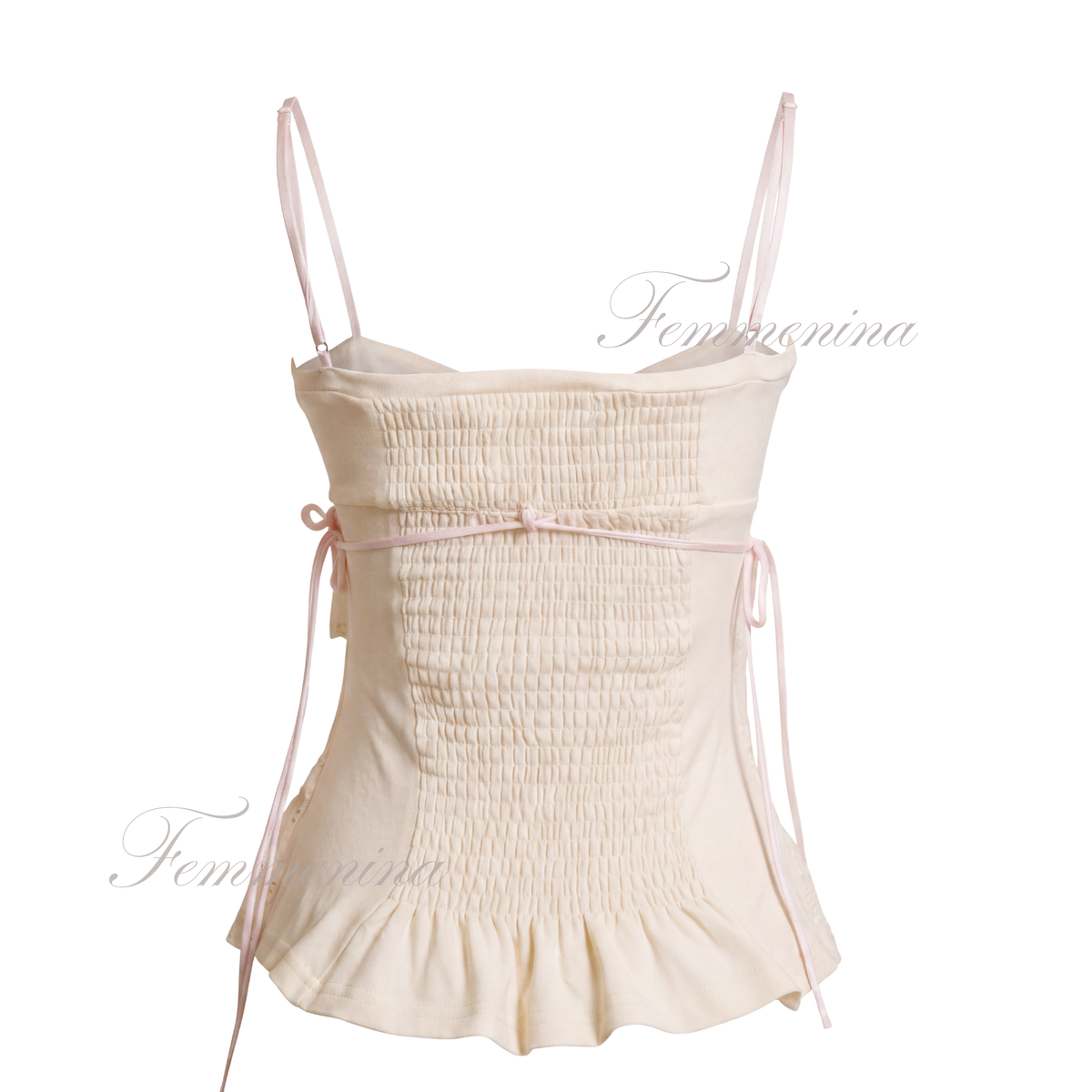 Sweetheart ruffled camisole