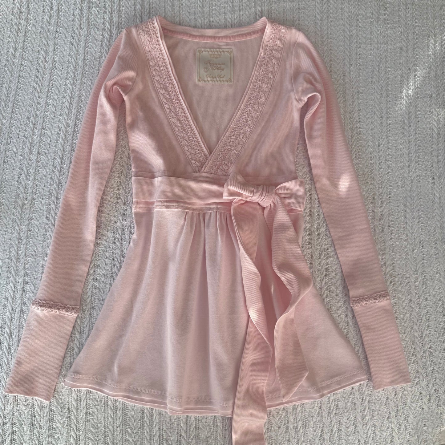 Plain Light Pink Badydoll Top - Archive Collection pre-order