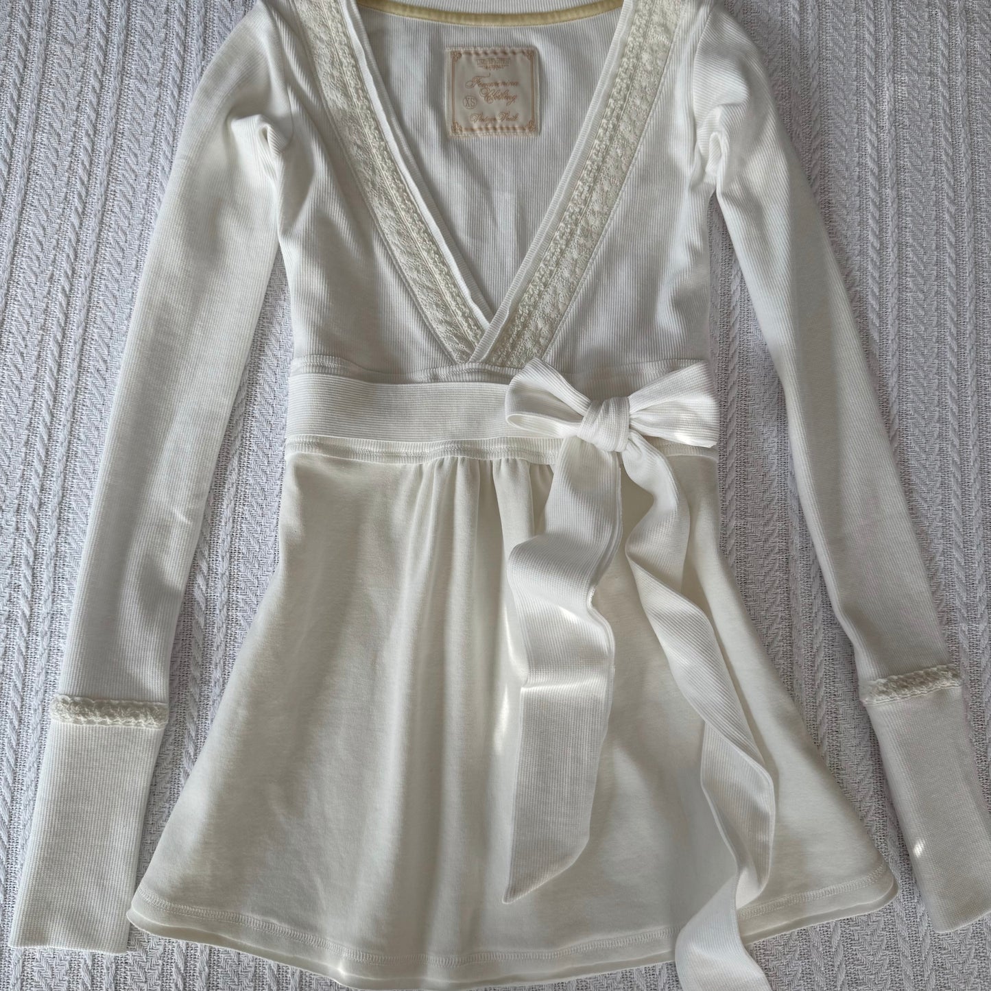 Plain Ivory Badydoll Top - Archive Collection pre-order