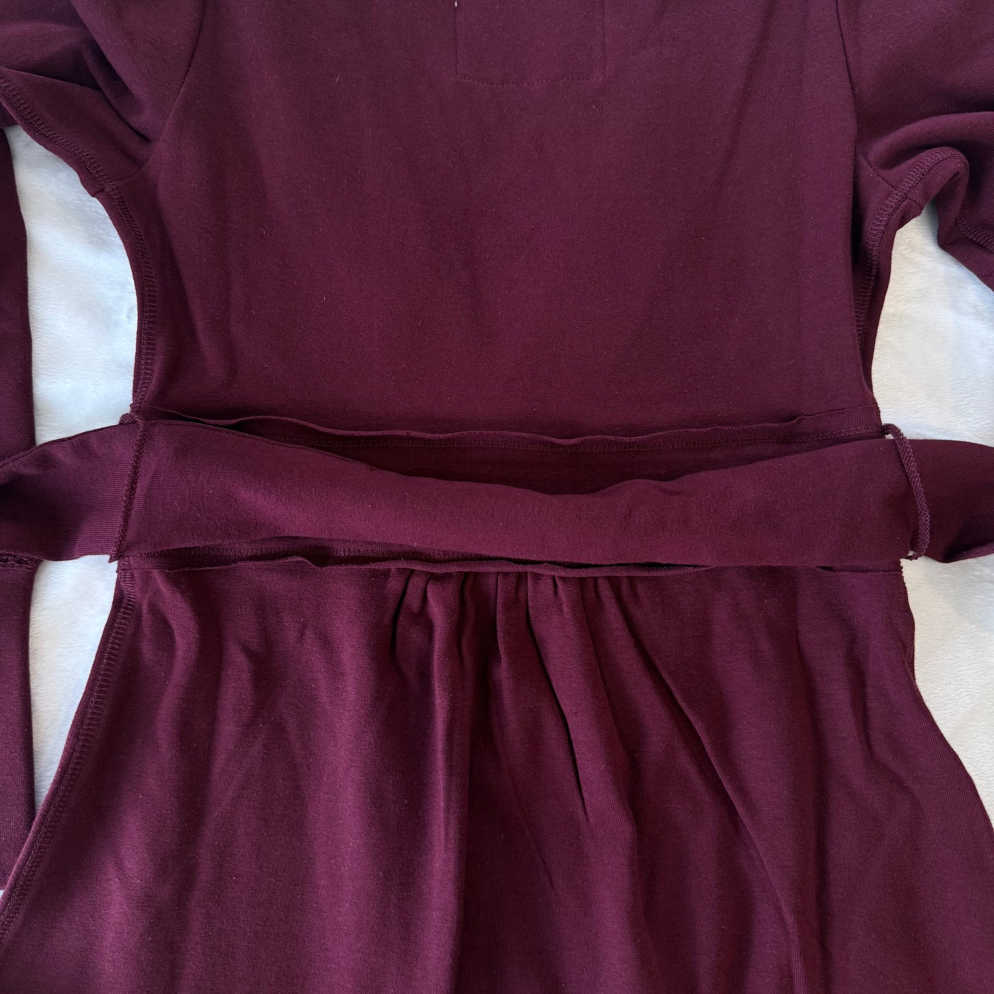 Plain Burgundy Badydoll Top - Archive Collection