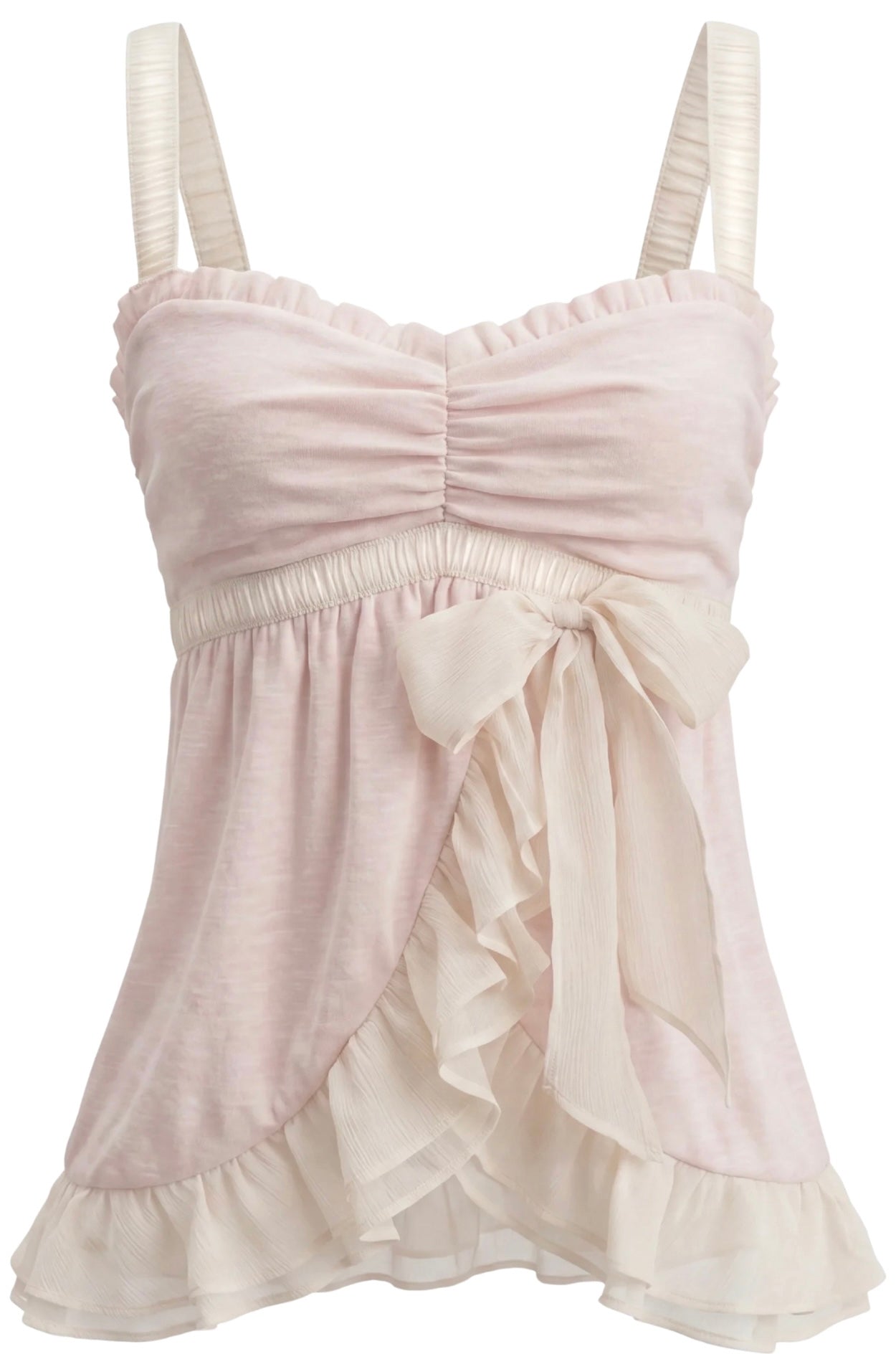 Snowflake ruffled babydoll