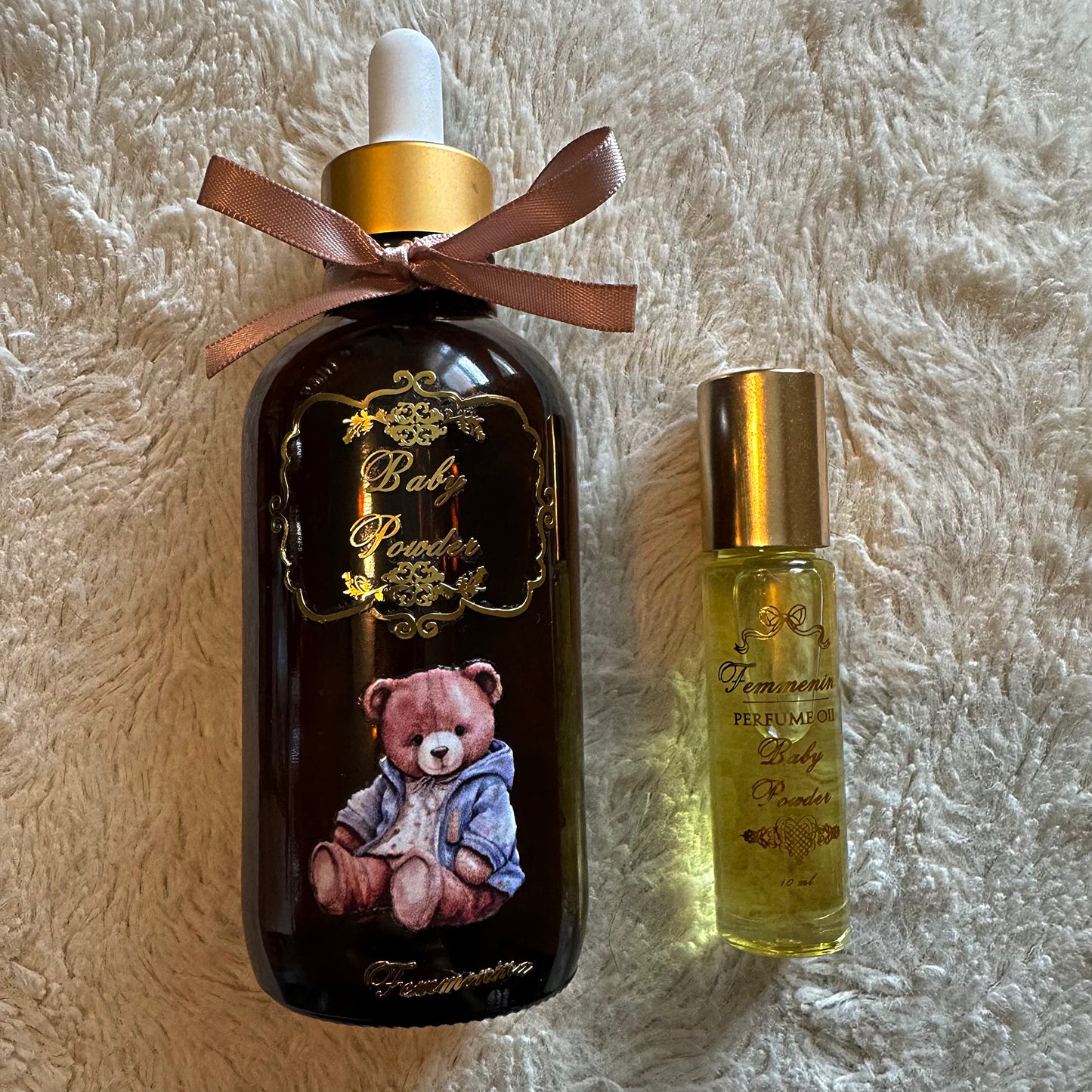 3.4 oz Baby Powder dry body oil