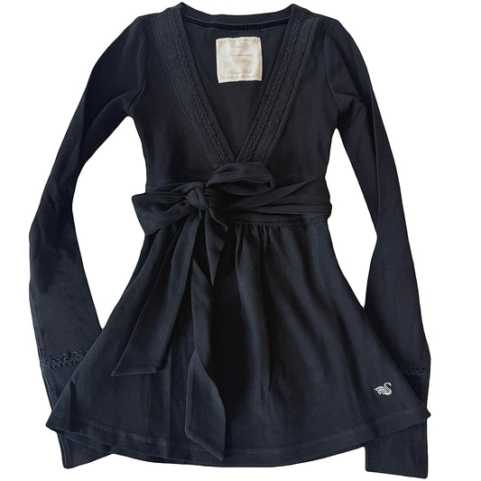 Plain Black Badydoll Top - Archive Collection