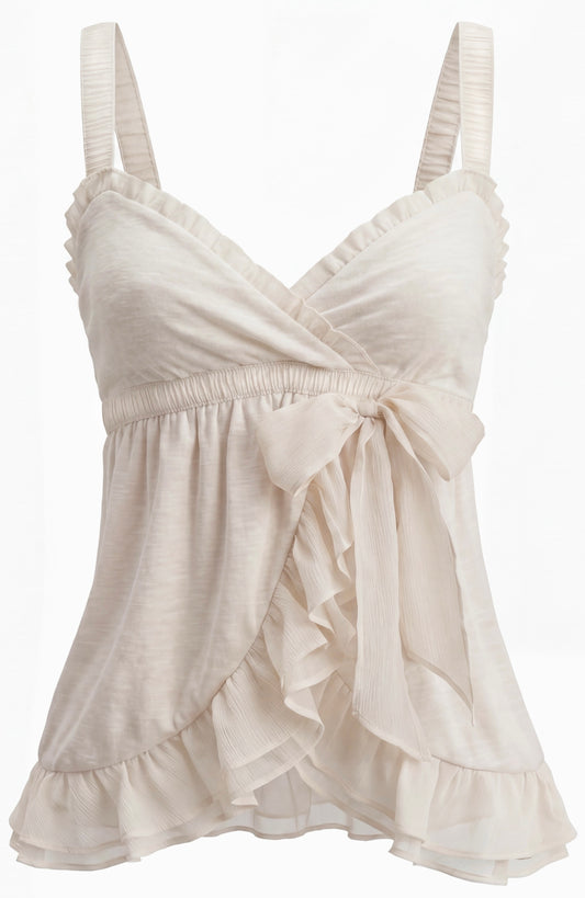 Snowflake ruffled babydoll
