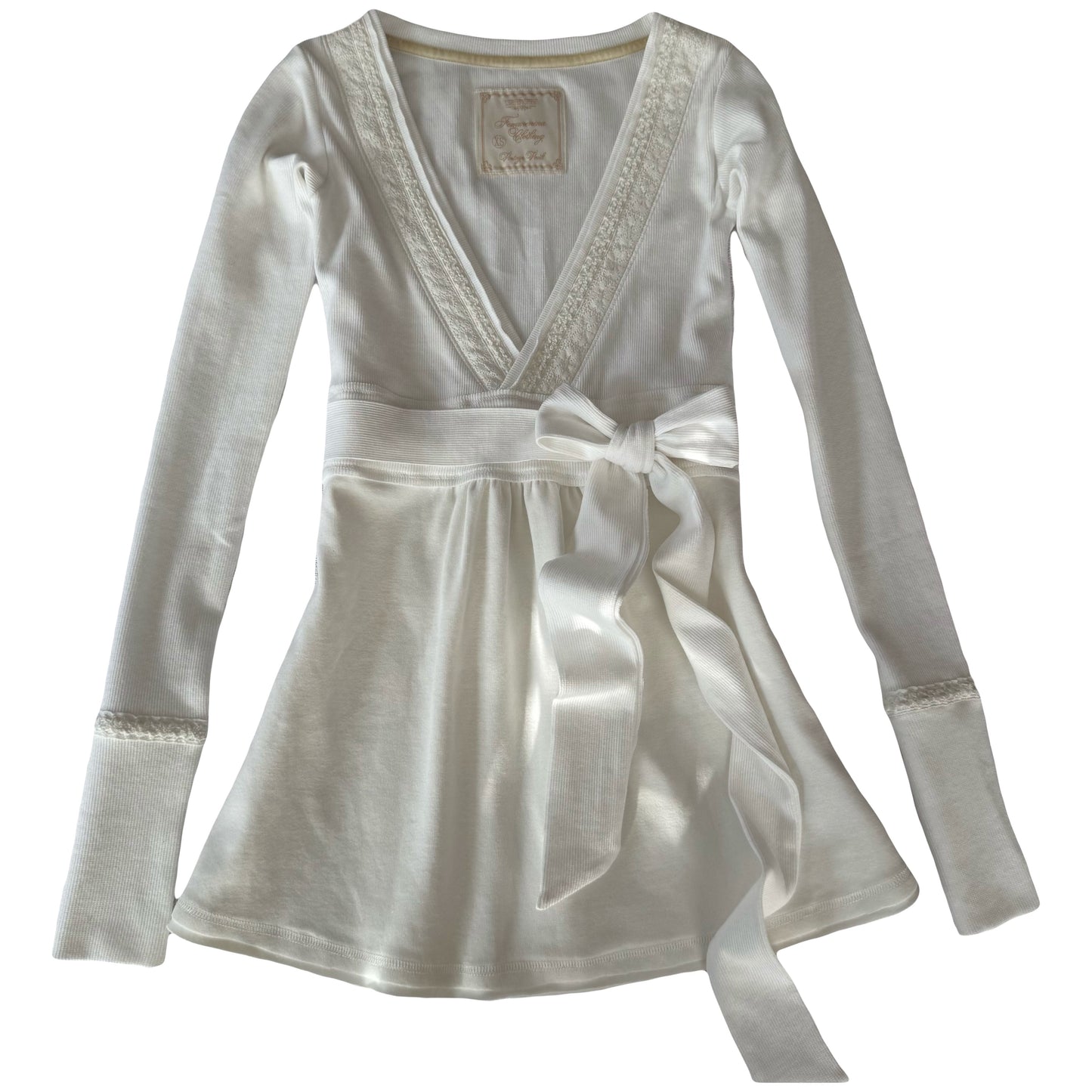 Plain Ivory Badydoll Top - Archive Collection pre-order