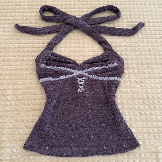 Violet Flora Top