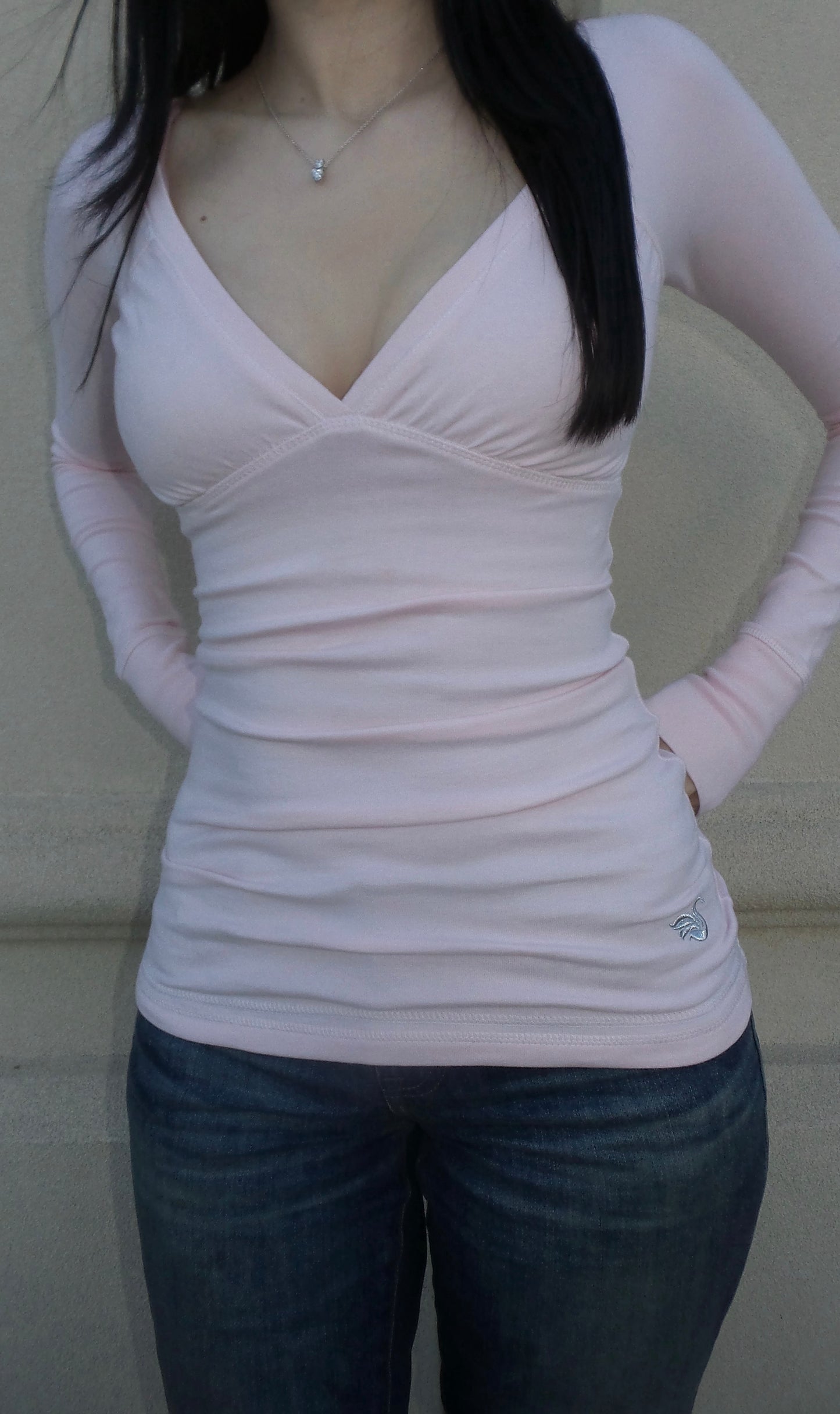 Light Pink 2000s Long Sleeve