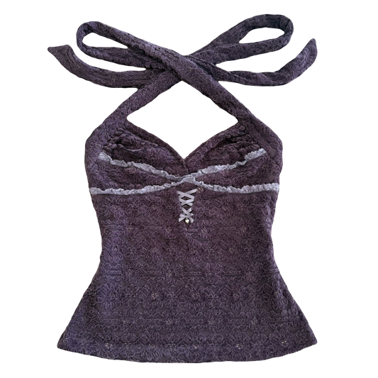 Violet Flora Top