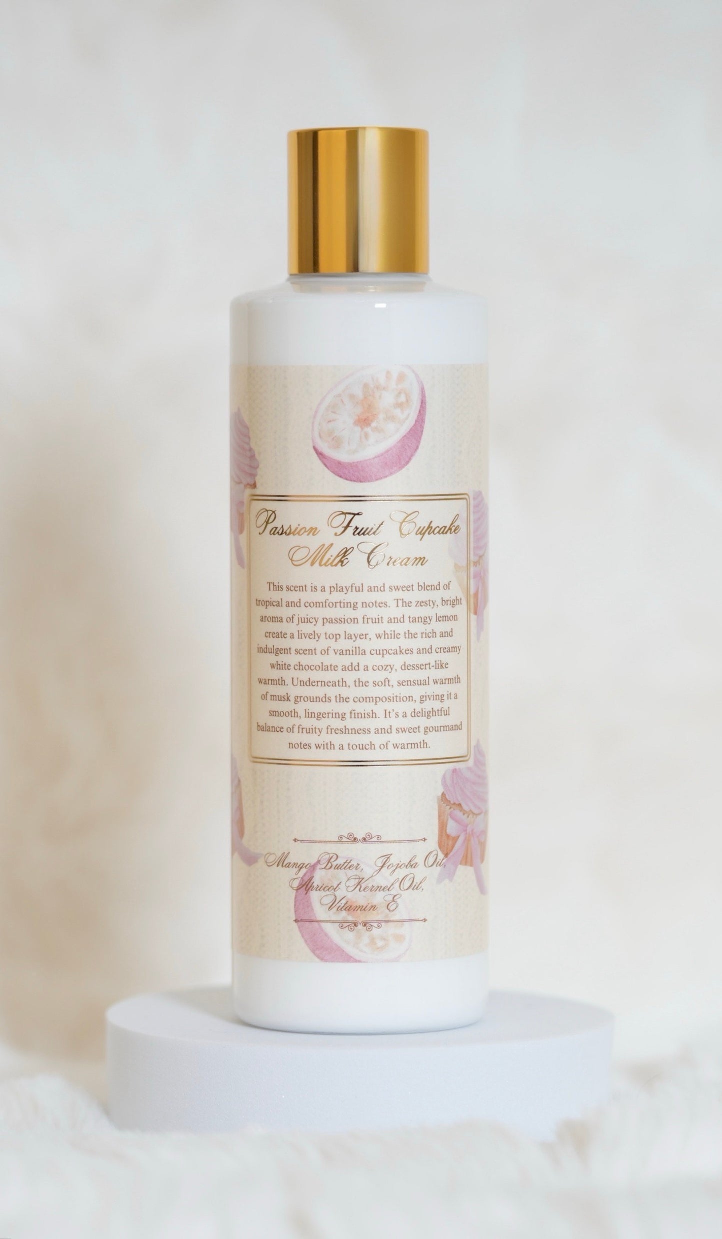Passion Fruit Cupcake Milky Body Cream
